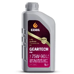 Масло трансмиссионное EXSOIL GEARTECH FE 75w90 GL-4/GL-5/MT-1 4л Фото 1