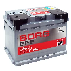 Аккумулятор BORG EFB 65 Ач п.п. Фото 1