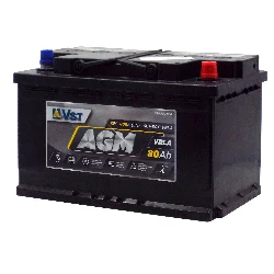 Аккумулятор VST AGM 80 Ач о.п. Фото 1