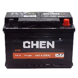 Аккумулятор CHEN EFB 75 Ач о.п. (730A) Фото 1