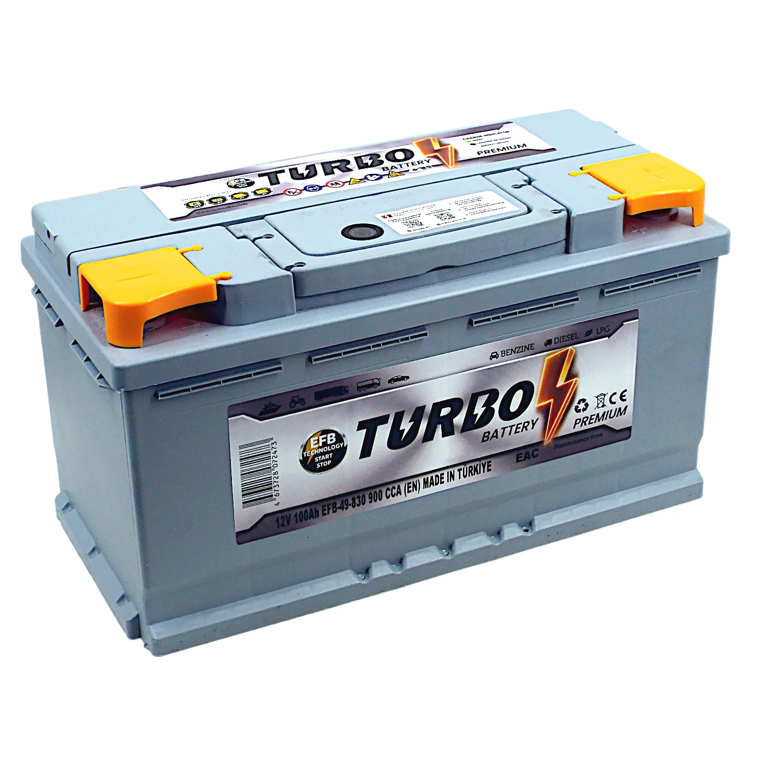 Аккумулятор TURBO EFB 100 Ач о.п.