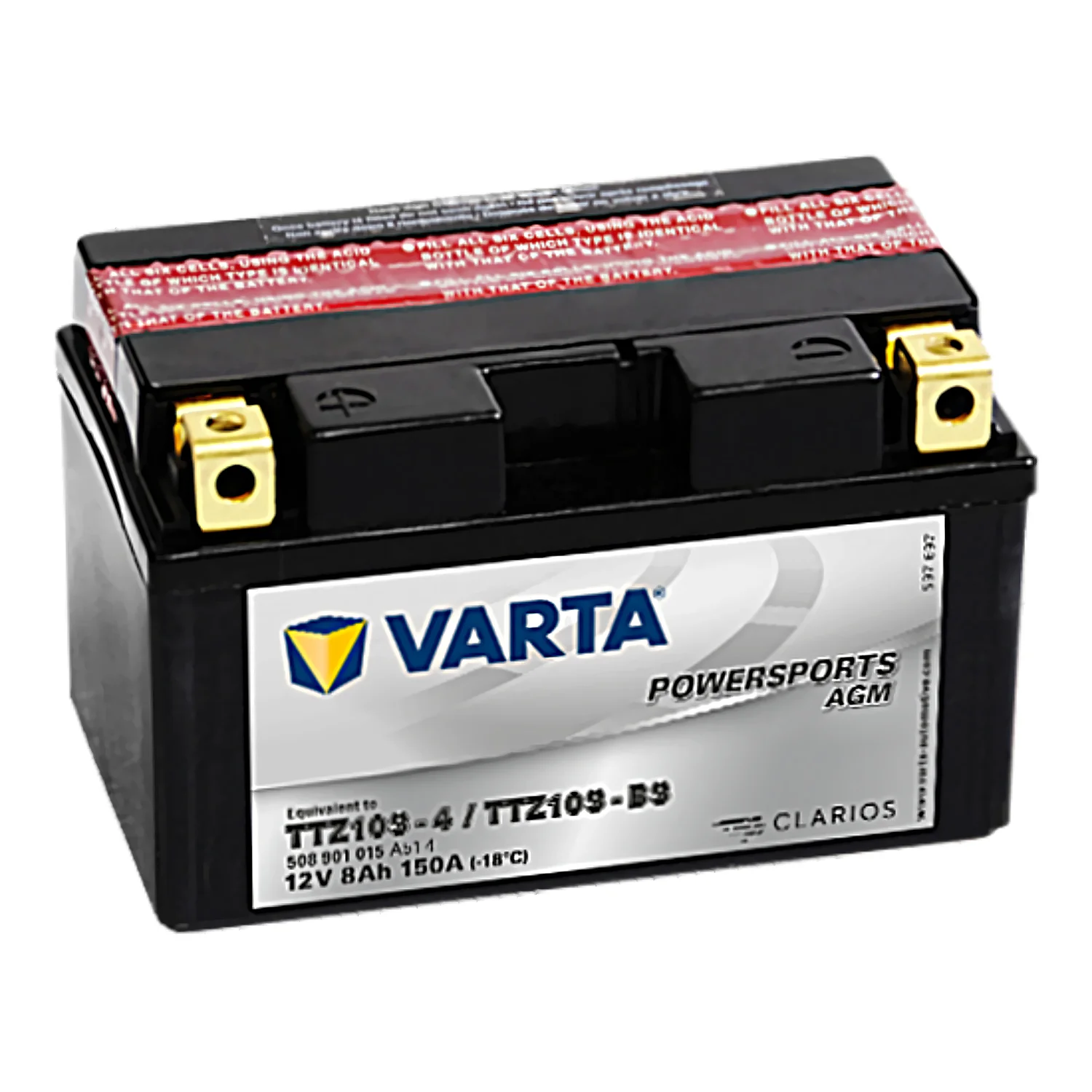 Аккумулятор VARTA 8 Ач п.п. (TTZ10S-BS) 508 901 015 РАСПРОДАЖА