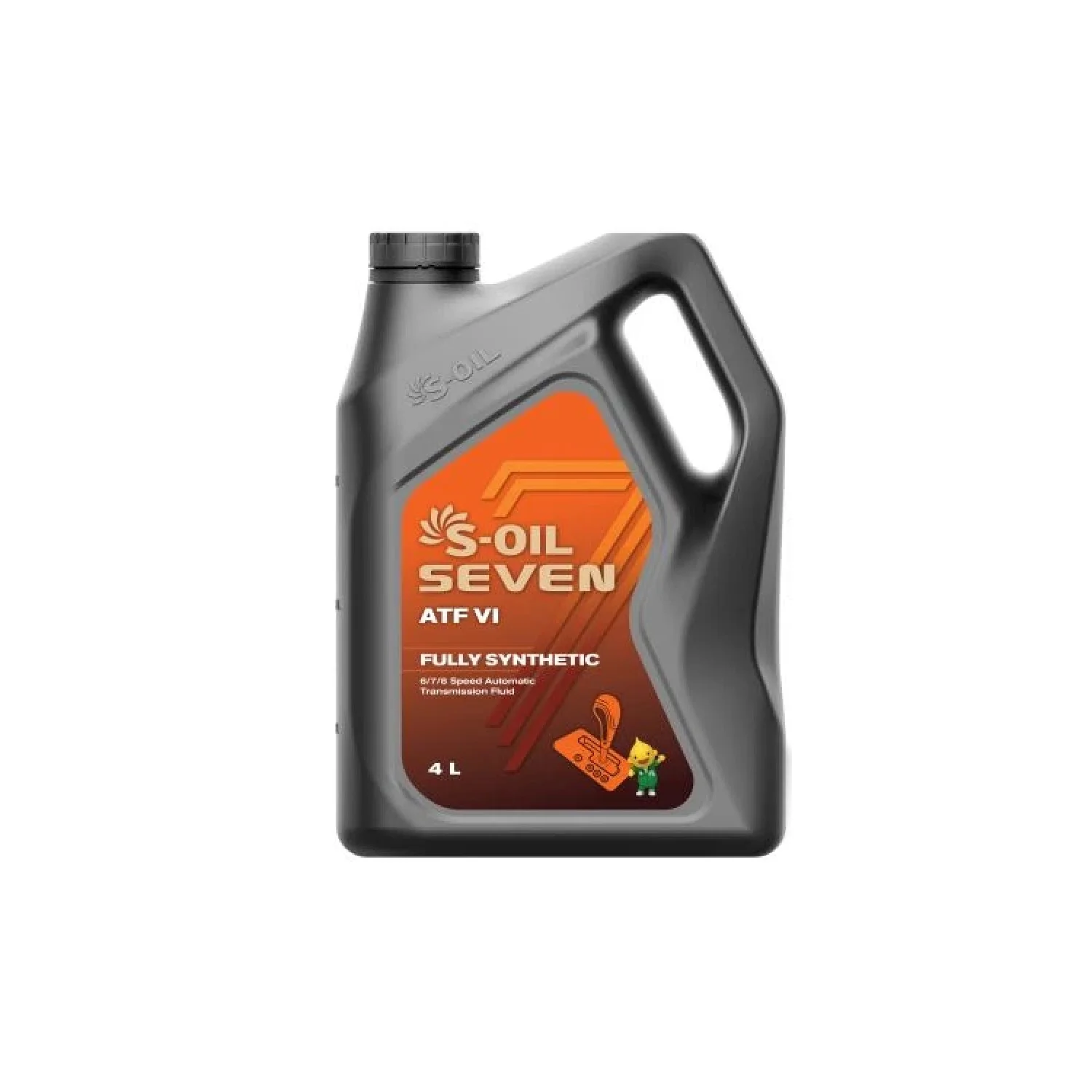 Трансмиссионное масло S-OIL Seven ATF VI, 4л