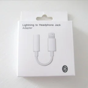 Переходник Lightning to Headphone Jack Bluetooth Pop-up в упак. белый