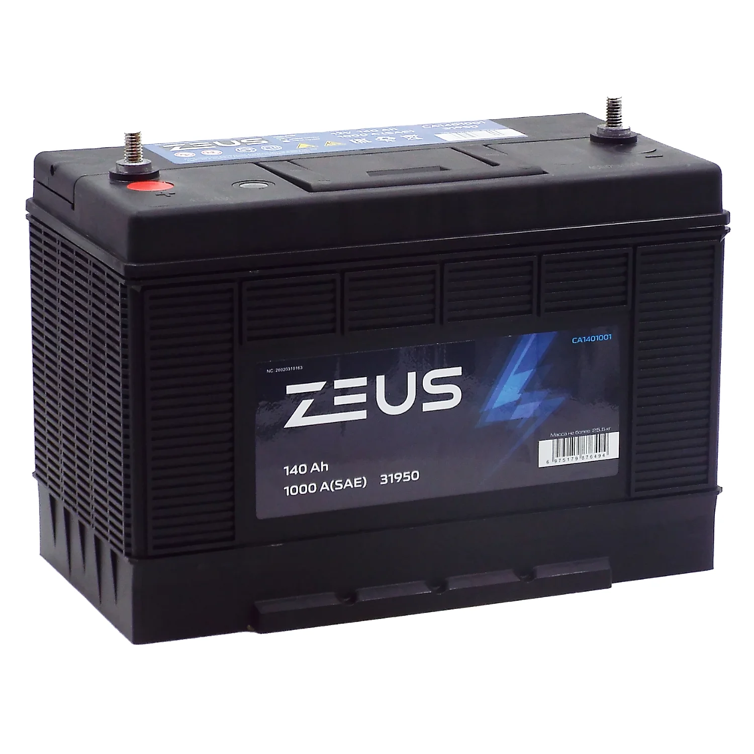 Аккумулятор ZEUS 31S 140 Ач винт.кл.