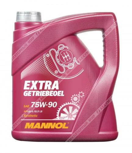 Масло трансмиссионное Mannol EXTRA GETRIEBEOEL 75w-90 GL-4/GL-5 4л Фото 1