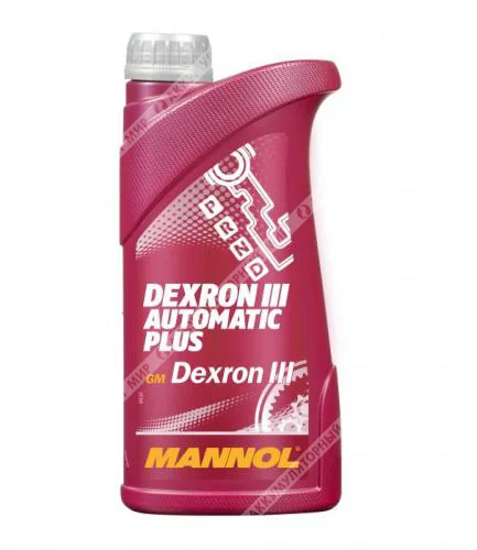 Масло трансмиссионное ATF DEXRON III AUTOMATIC Plus Mannol  1л Фото 1