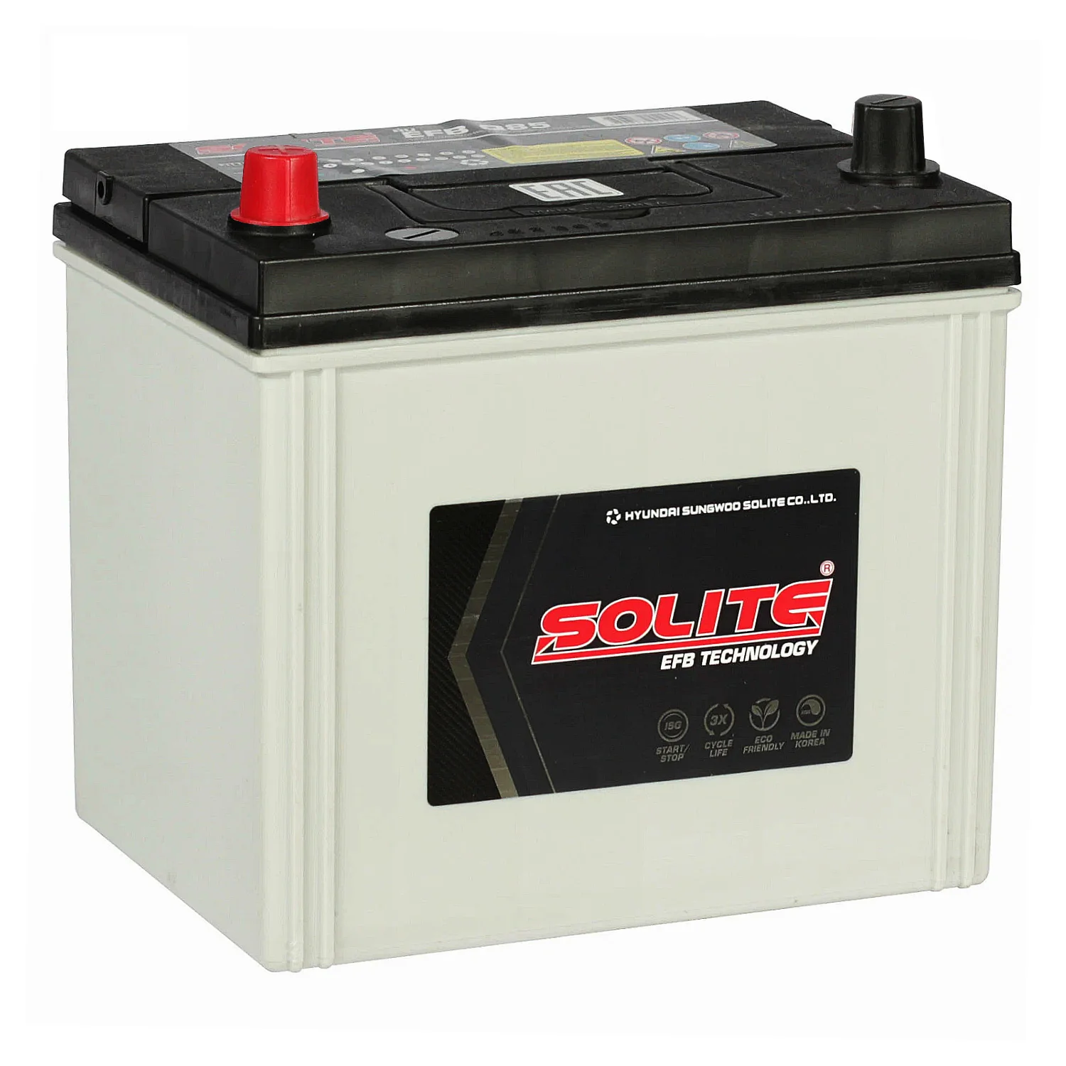 Аккумулятор SOLITE EFB Q85R Asia 70 Ач п.п. РАСПРОДАЖА