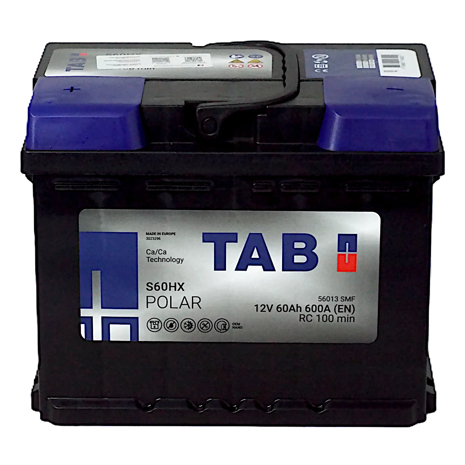 Аккумулятор TAB Роlar SMF S60HX 60 Ач п.п. Фото 1