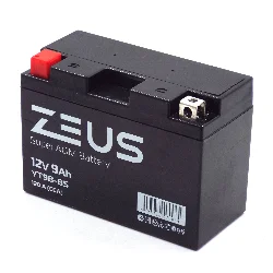 Аккумулятор ZEUS SUPER AGM 9 Ач п.п. (YT9B-BS) Фото 1