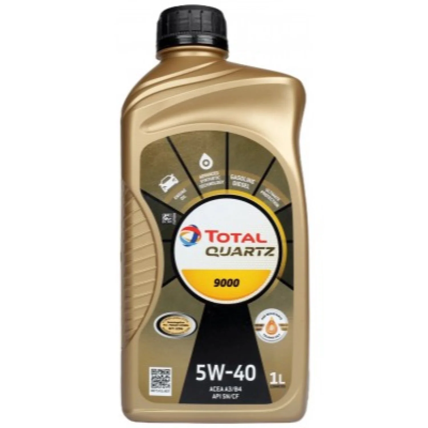 Масло моторное TOTAL Quartz 9000 5W-40, 1л