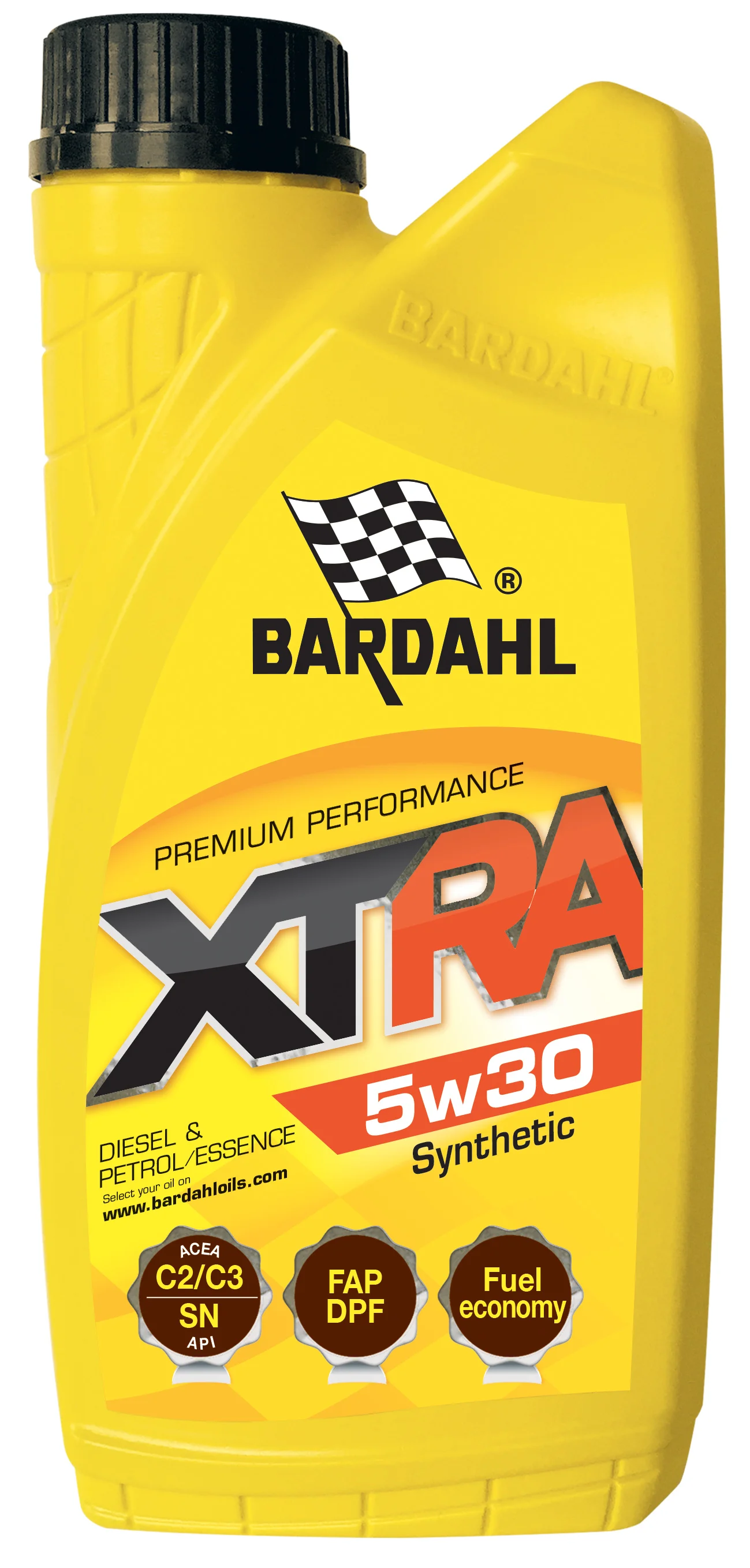 Масло моторное 5W30 BARDAHL XTRA C2/C3, SN 1л Фото 1