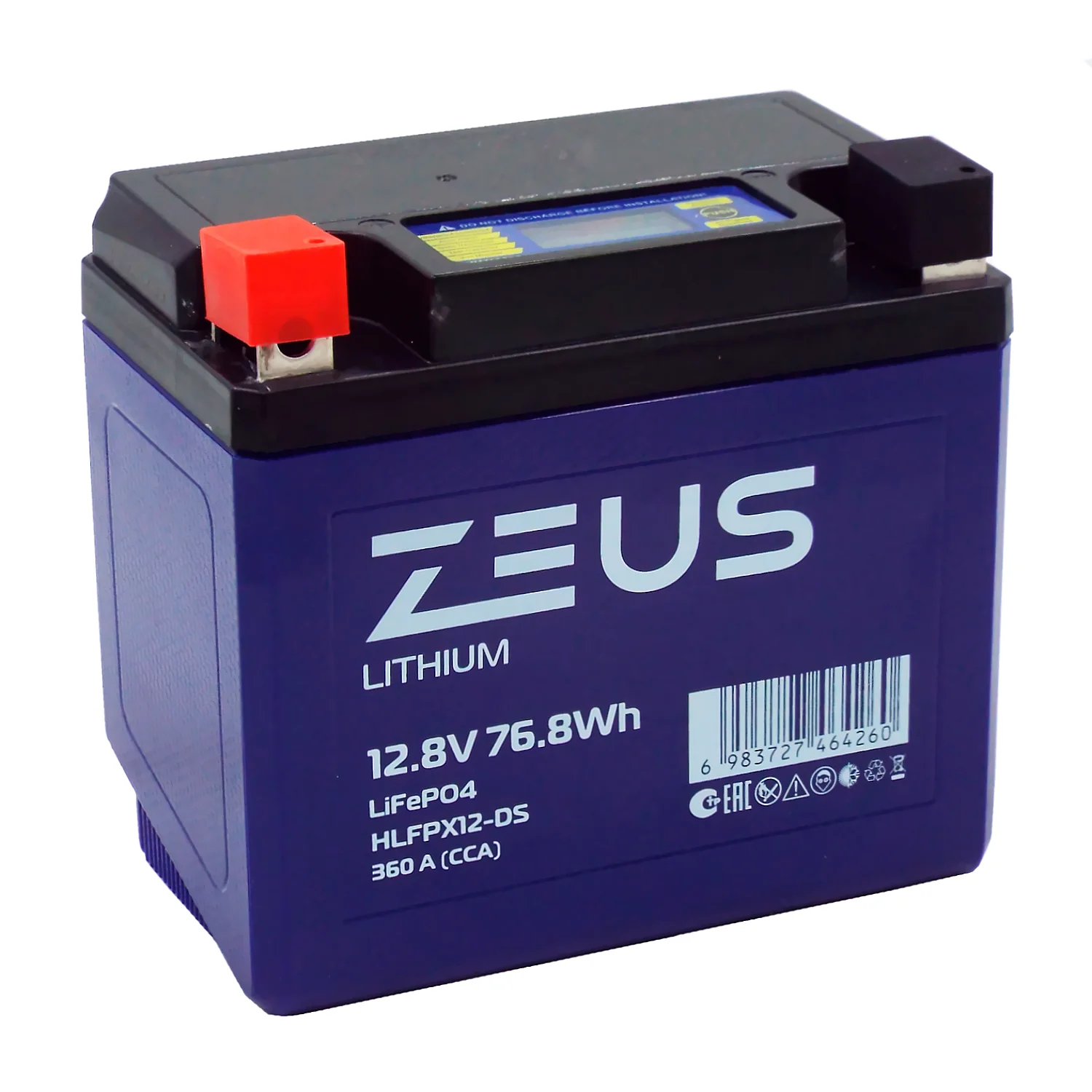 Аккумулятор ZEUS LITHIUM 76.8Wh п.п. (HLFPX12-DS)