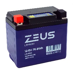 Аккумулятор ZEUS LITHIUM HLFPX12-DS 76.8Wh 6 Ач п.п. (тип YTX12-BS) Фото 1