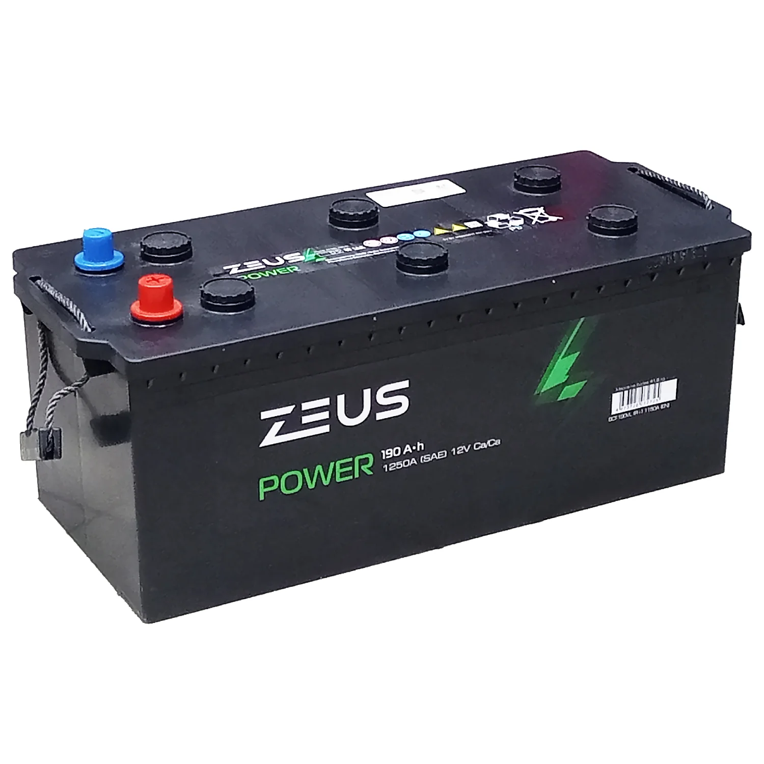 Аккумулятор ZEUS POWER 190 Ач п.п.