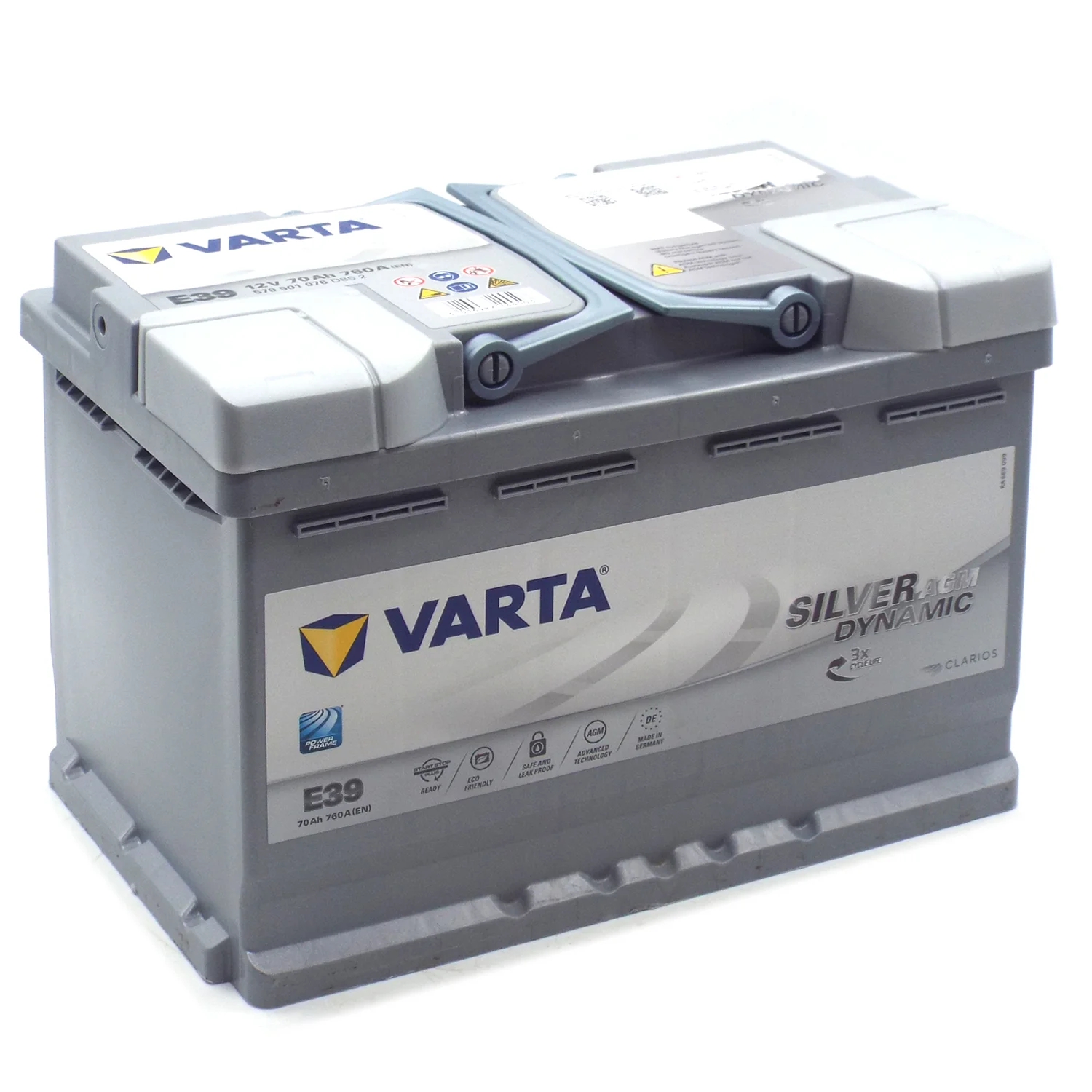 Аккумулятор VARTA Silver Dynamic AGM Е39 (A7) 70 Ач о.п.