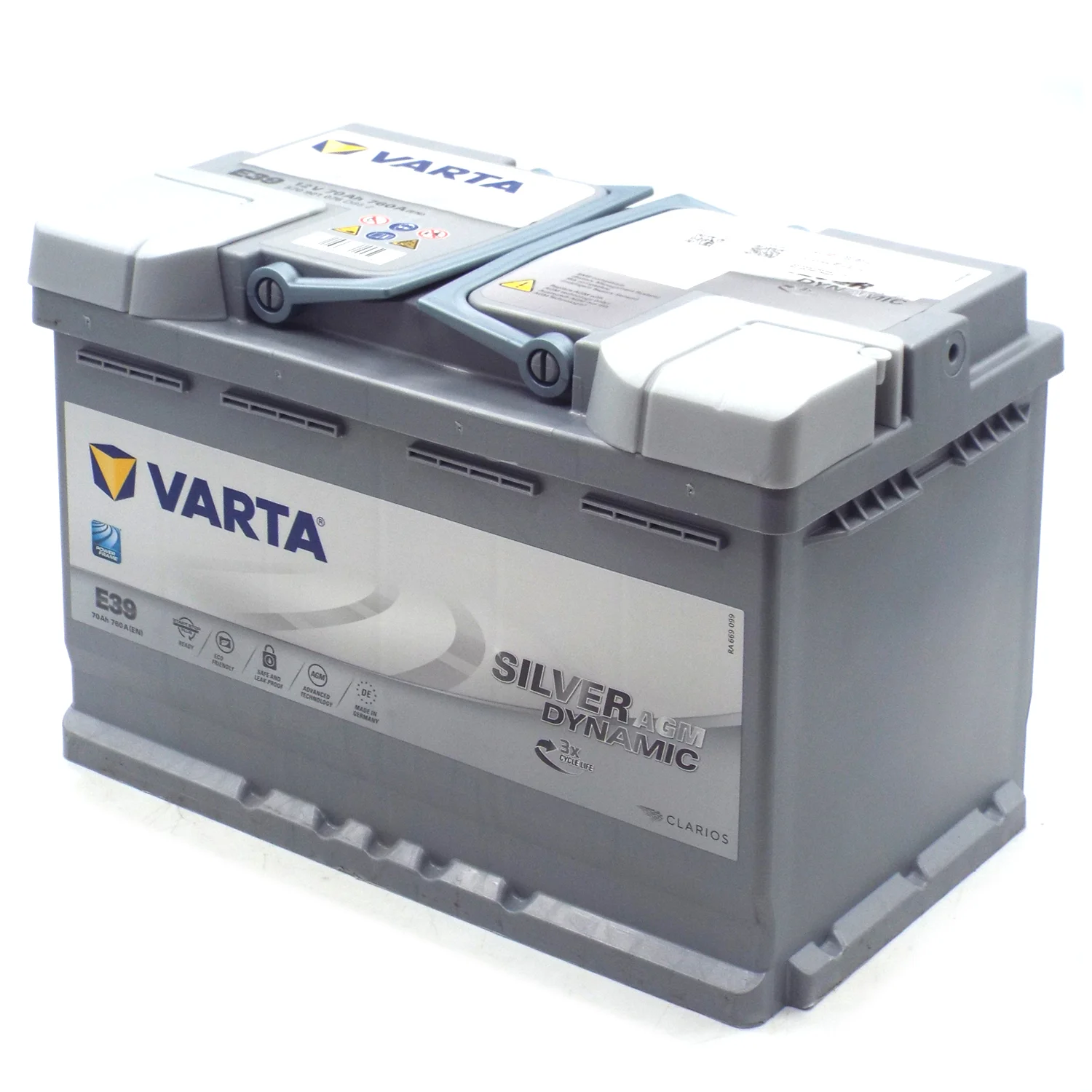 Аккумулятор VARTA Silver Dynamic AGM Е39 (A7) 70 Ач о.п. Фото 1