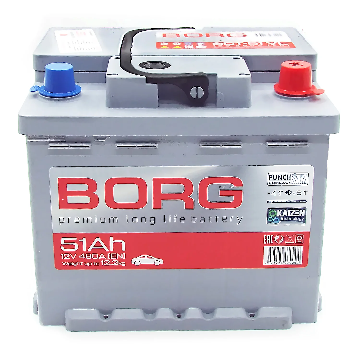 Аккумулятор BORG Premium 51 Ач о.п. Фото 1