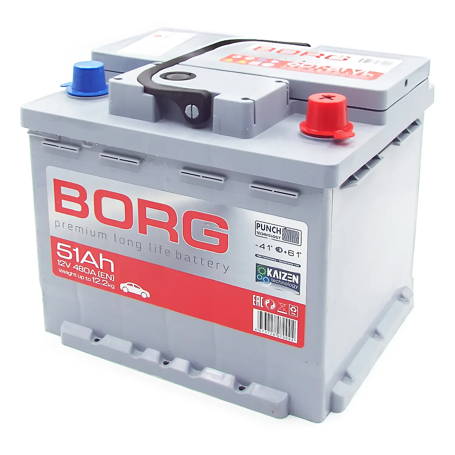 Аккумулятор BORG Premium 51 Ач о.п. Фото 1