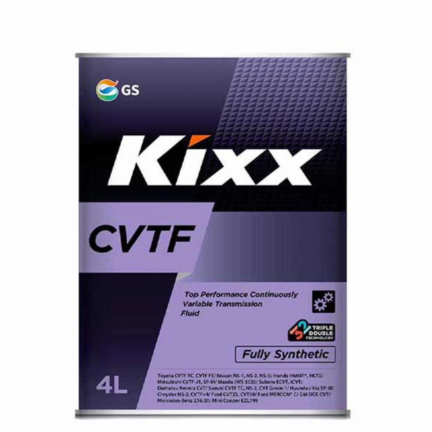 Масло трансмиссионное KIXX CVTF, 4л