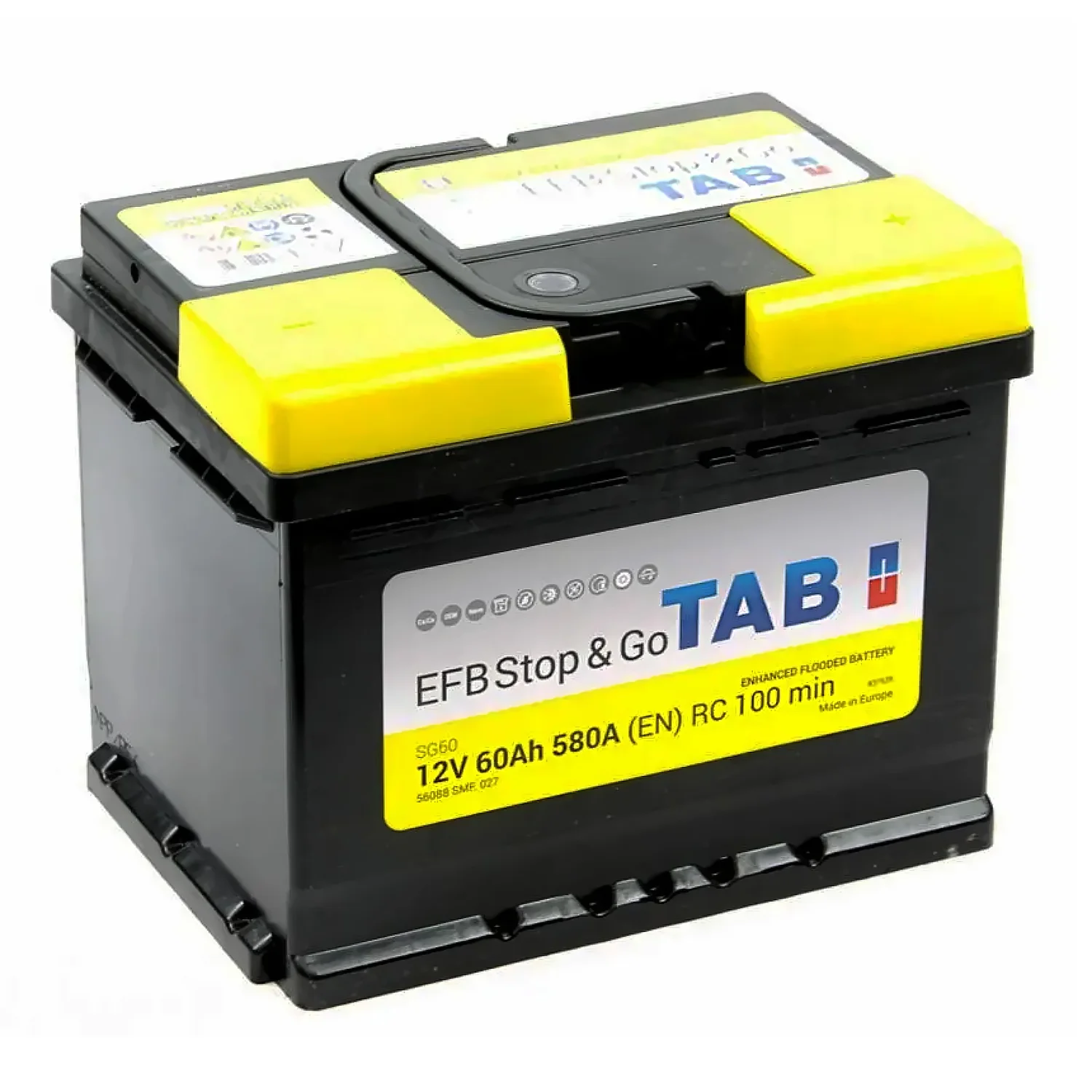 Аккумулятор TAB EFB SG60 60 Ач о.п.