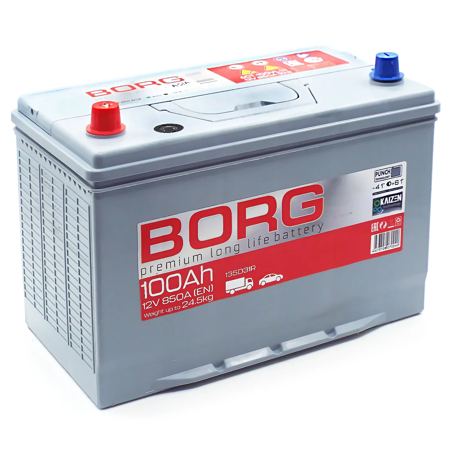 Аккумулятор BORG Premium Asia 135D31R 100 Ач п.п. РАСПРОДАЖА