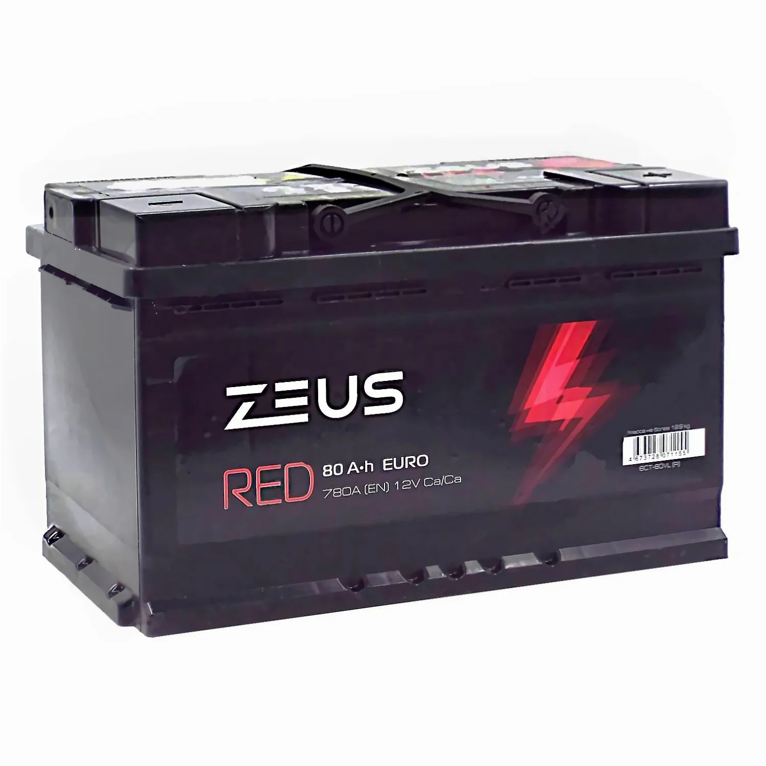 Аккумулятор ZEUS RED 80 Ач о.п. УЦЕНКА