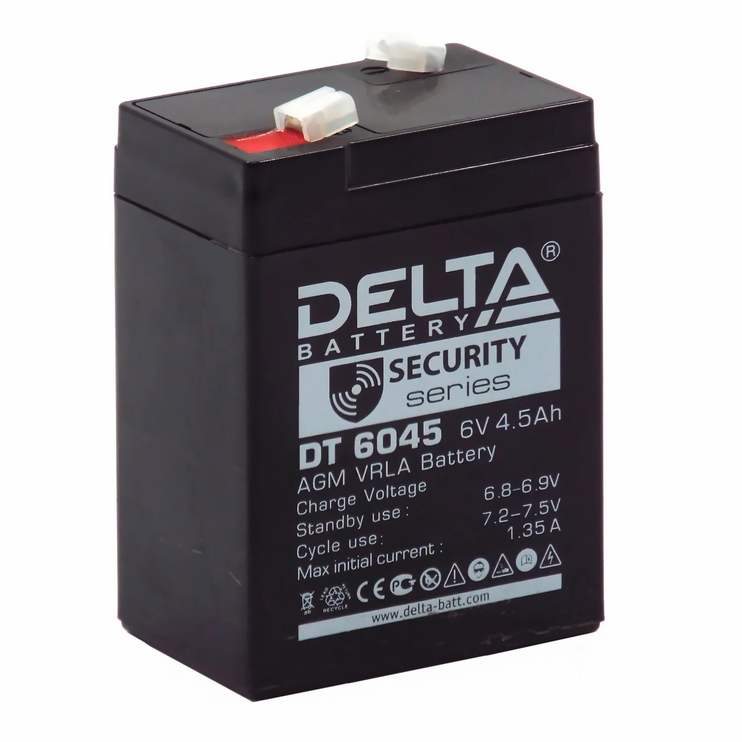 Аккумулятор Delta DT 6045 (для слаботочных систем)