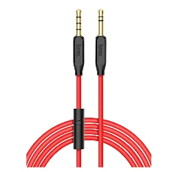 Кабель 3.5 Jack (M) - 3.5 Jack (M)  HOCO UPA12 черный 1м Фото 1