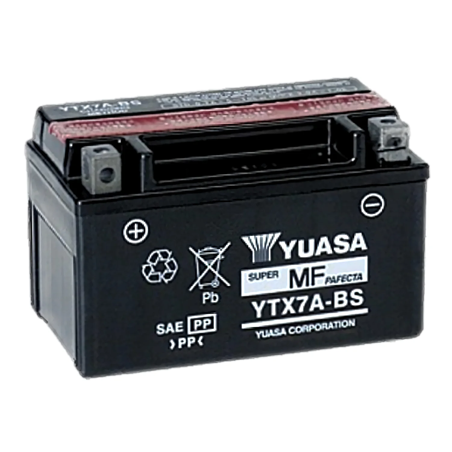 Аккумулятор Yuasa мото AGM 6 Ач п.п. (YTX7A-BS) РАСПРОДАЖА Фото 1