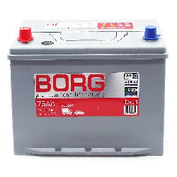 Аккумулятор BORG Premium Asia 85D26R 75 Ач п.п. Фото 1