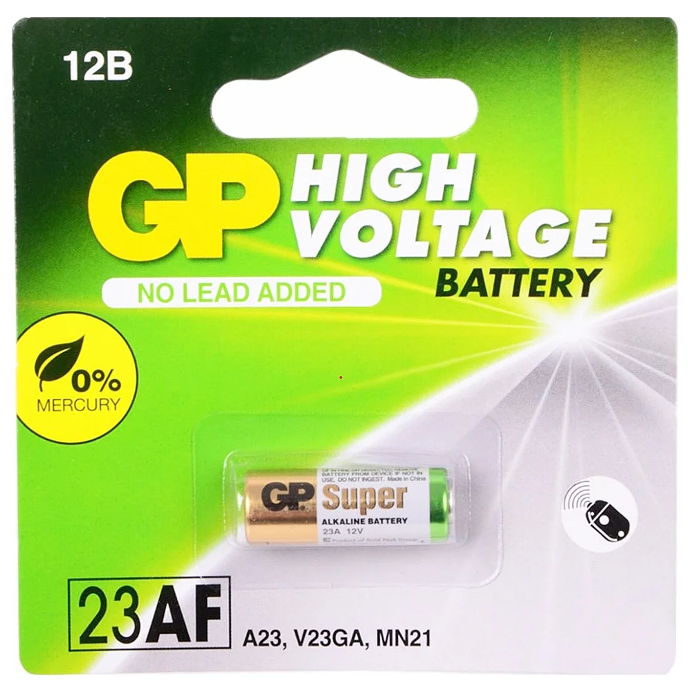 Батарейка GP High Voltage A23 12V BL*1 Фото 1