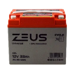 Аккумулятор ZEUS ZG-33-12DS GEL (12V33Ah) универсальный Фото 1